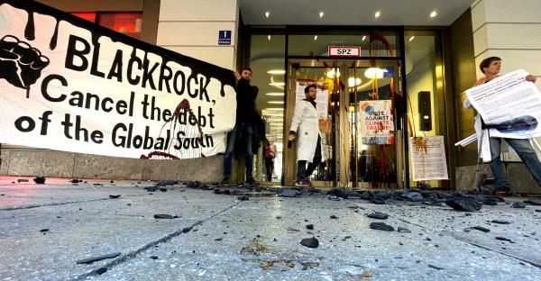 Scientist Rebellion activists protest in Munich