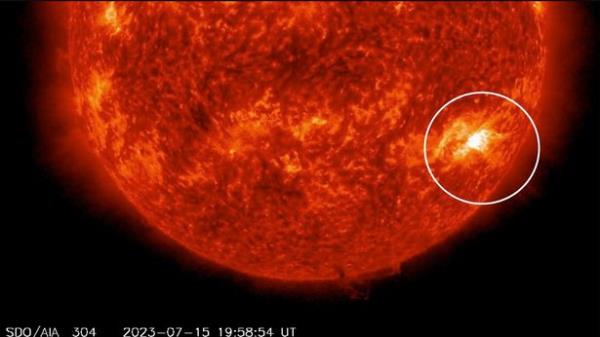 Spots on the sun's surface often cause bits to fly off into spac<em></em>e (stock)
