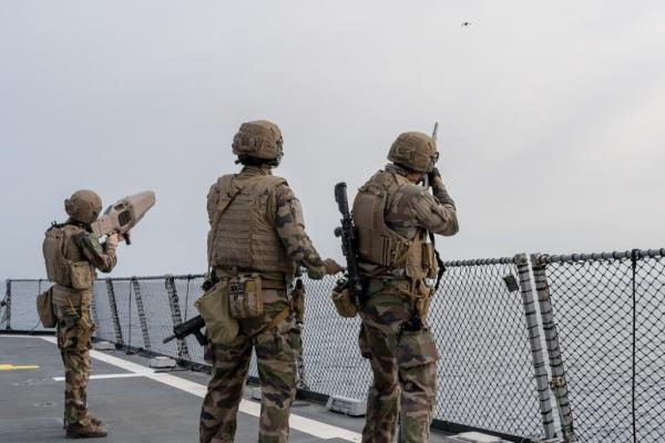 French Navy Trains Repelling USV and UAV Attacks from Ships