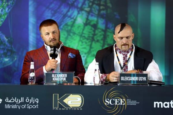 Oleksandr Usyk's promoter, Alexander Krassyuk, has called out Fury for dodging a unification bout again his client