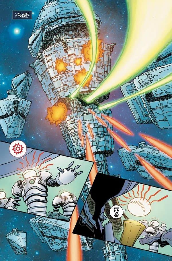 Interior preview page from GUARDIANS OF THE GALAXY #8 EMILIO LAISO COVER