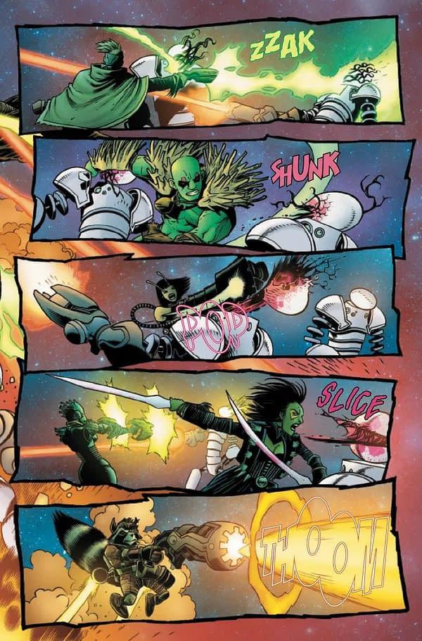 Interior preview page from GUARDIANS OF THE GALAXY #8 EMILIO LAISO COVER