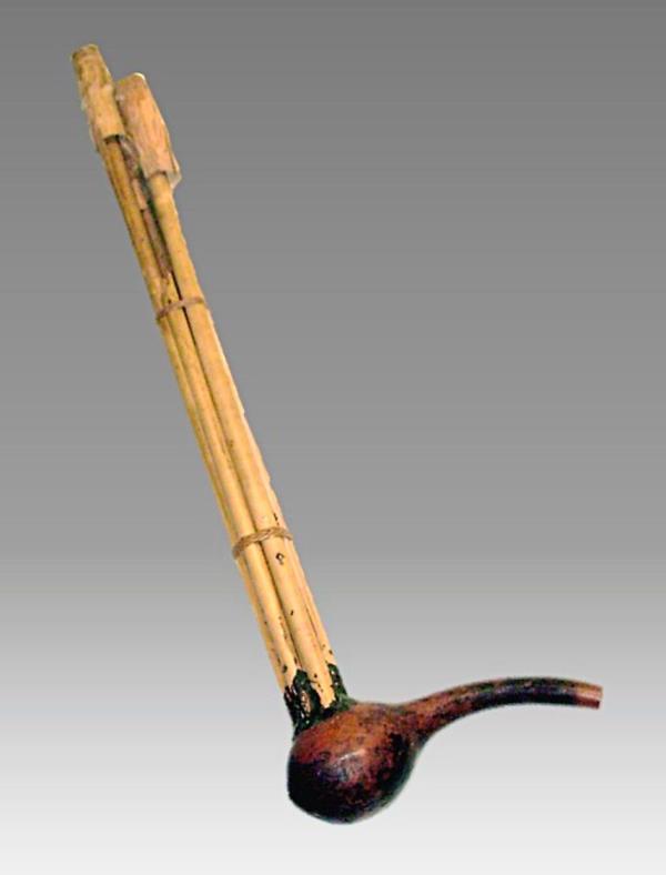 The engkerurai is a mouth organ that is nearly extinct. — The Metropolitan Museum of Art