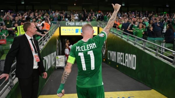 James McClean has over 100 caps for Ireland