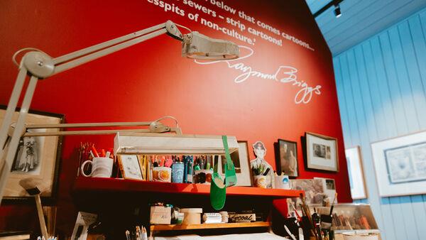 Unseen work by The Snowman creator Raymond Briggs goes on display