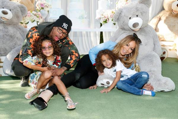  Nick Cannon and his ex-wife Mariah Carey are pictured with their twins, (L-R) Mo<em></em>nroe Cannon and Moroccan Scott Cannon, on May 13 in Los Angeles, California. Cannon and Carey's divorce was finalized in 2016.Rich Polk/FilmMagic