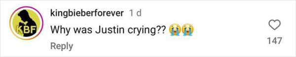 Justin Bieber Posts Photo In Tears, Sparking Co<em></em>ncern From Fans