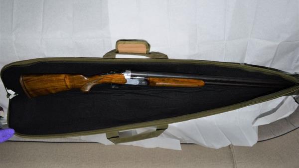 Stephen Alderton's Beretta shotgun