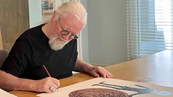 Undated handout photo issued by Castle Fine Art of Sir Billy Co<em></em>nnolly who has released his latest collection of limited-edition artworks. Issue date: Thursday March 23, 2023.