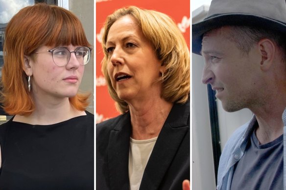 Matilda Lane-Rose and Jesse Noakes have pleaded not guilty over their roles in a planned protest outside Woodside CEO Meg O’Neill’s house.