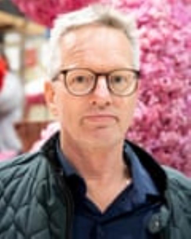 Organic flower grower John Huiberts.