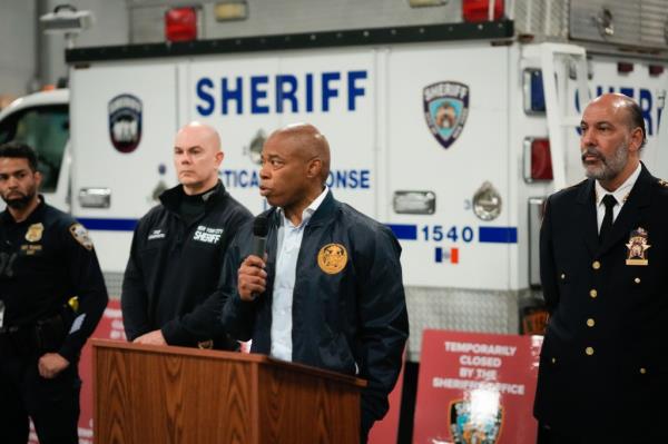 Mayor Eric Adams announces the start of a five-borough operation that will accelerate in the coming weeks