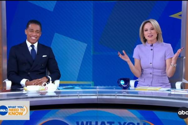 TJ Holmes and Amy Robach