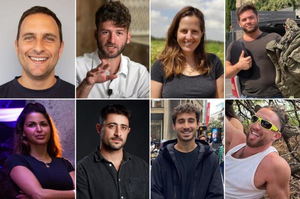 TOP ROW FROM LEFT: Adin Gess, Ariel Ein-Gal, Hagar Almog, Noach Newman</p>

<p>　　BOTTOM ROW FROM LEFT: Natalie Sanandaji, Yoni Diller, Lior Bar, David Bromberg