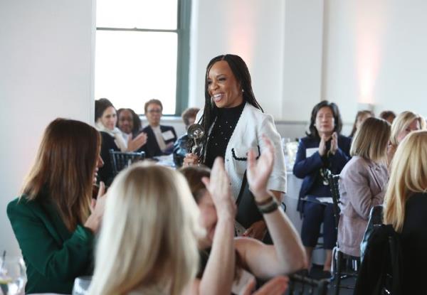 Kim Godwin, seen in 2022. (Photo by Mo<em></em>nica Schipper/Getty Images for The Alliance for Women in Media )