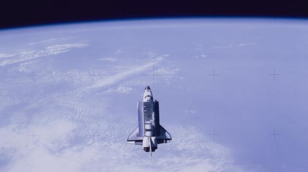 Challenger in space