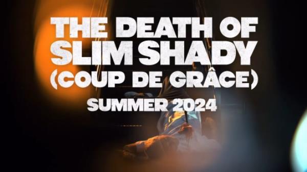 Eminem killing Slim Shady in the promo video for The Death of Slim Shady