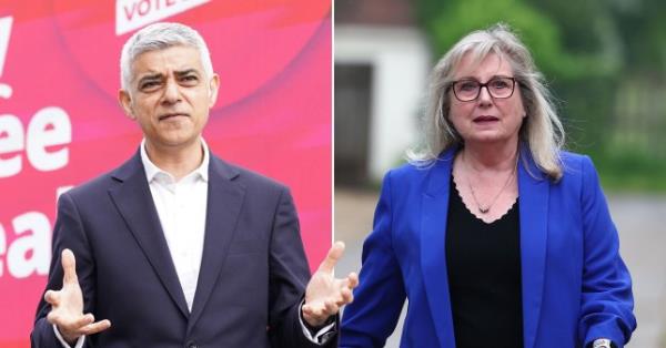 Sadiq Khan and Susan Hall - lo<em></em>ndon mayoral election candidates