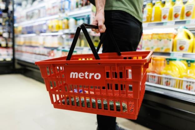 People shop inside a Metro grocery store in Toronto, Tuesday, July 18, 2023.