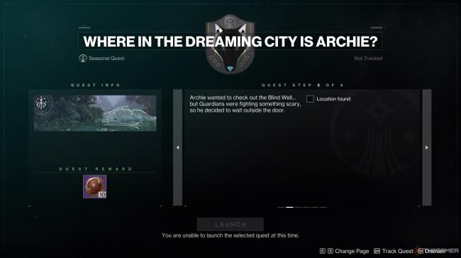 Destiny 2 Wher<em></em>e In The Dreaming City Is Archie Quest