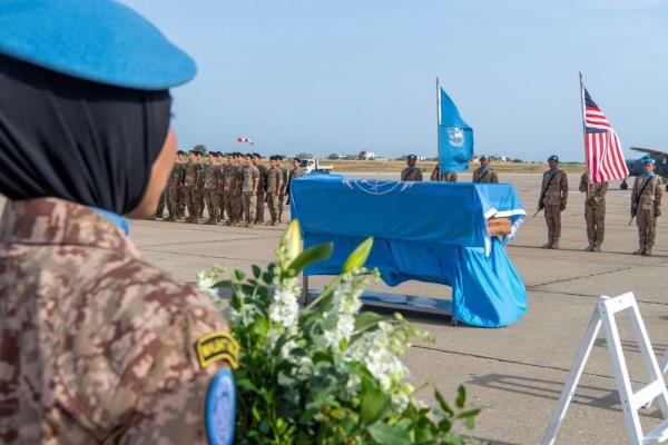 Unifil ceremony ho<em></em>nours fallen Malaysian Sergeant Faridah Abd Rahman
