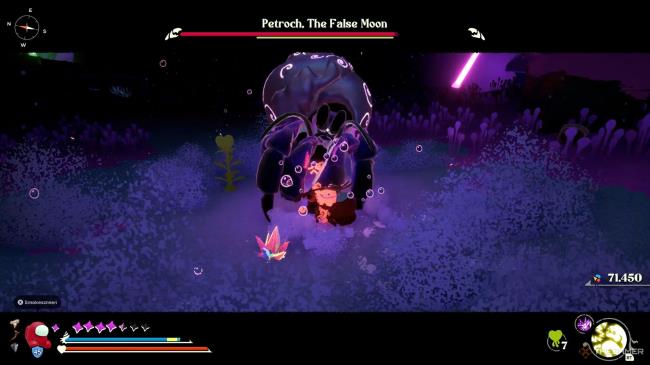Another Crab's Treasure - Petroch creates a crystal next to Kril
