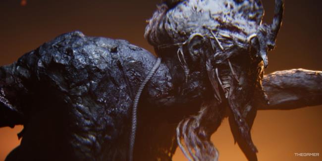 a closeup of a draugr in senua's saga hellblade 2