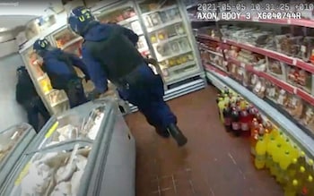 The raid on the gang's store in Wood Green