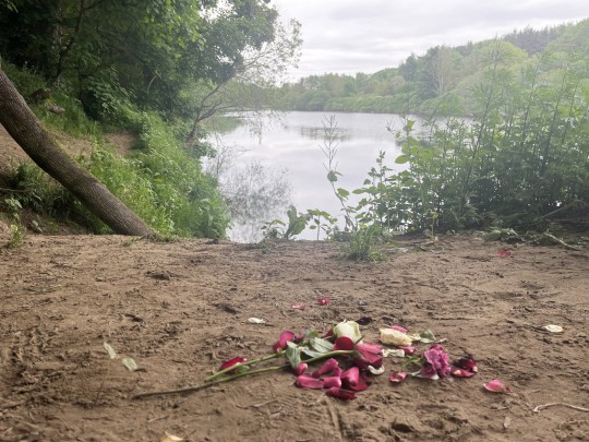Flowers are left the bank of the River Tyne at Ovingham, Northumberland, close to wher<em></em>e a 14-year-old boy died after getting into difficulty in the water. The 14-year-old died after getting into difficulty and a 13-year-old was left in a critical co<em></em>ndition following an incident at a<em></em>bout 3.30pm on Saturday. Picture date: Mo<em></em>nday May 20, 2024. PA Photo. See PA story POLICE Ovingham. Photo credit should read: Tom Wilkinson/PA Wire