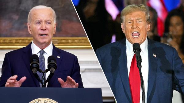 Joe Biden, Do<em></em>nald Trump