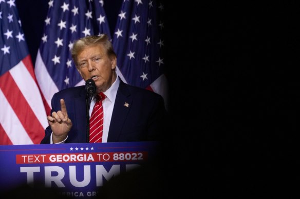 Former US president Do<em></em>nald Trump won much support from working-class Americans in 2016.