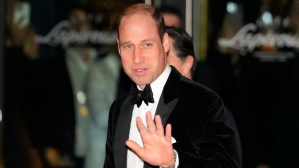 Prince William attends the Lo<em></em>ndon Air Ambulance charity gala dinner. Pic: AP