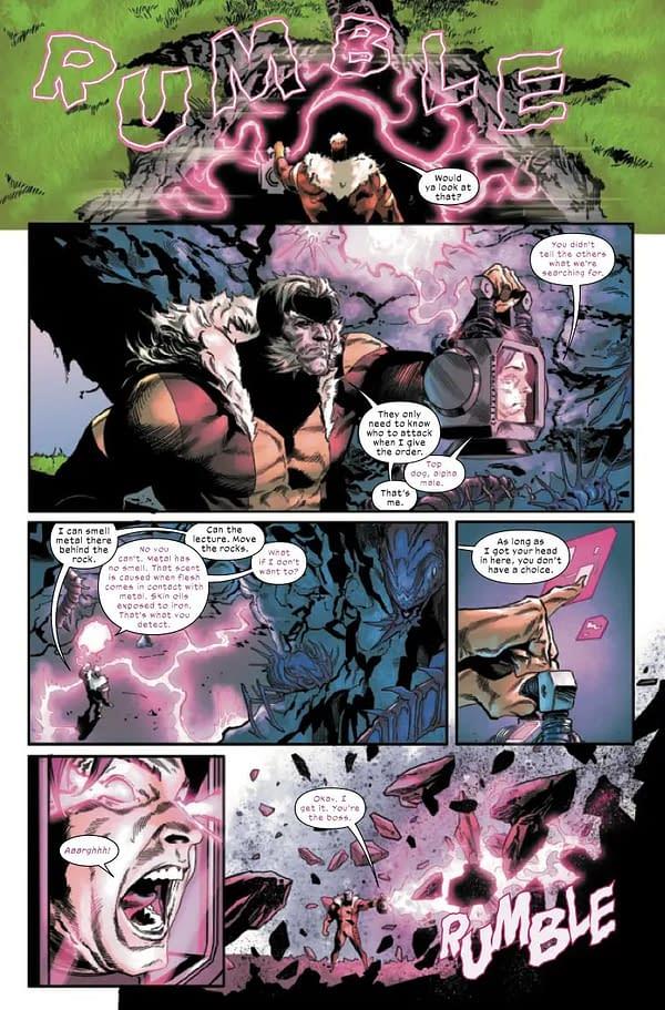 Interior preview page from WOLVERINE #45 LEINIL YU COVER