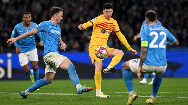 Osimhen and Lewandowski scored, but it was a draw between Napoli and Barcelona