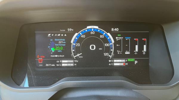 2024 Toyota Sequoia TRD Pro driver information cluster
