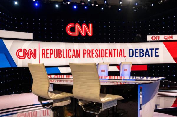 The site of the CNN Republican debate