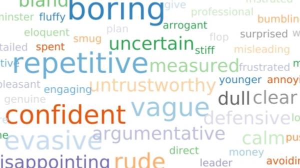 Sir Keir Starmer's word cloud
