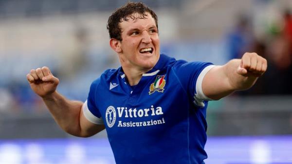 Italian rugby player Michele Lamaro. Pic: Reuters