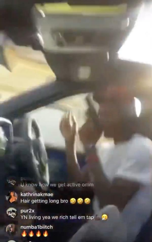 Ja Morant appeared to be holding a gun in an Instagram Live video posted on Saturday.
