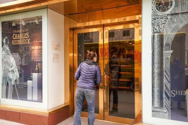 A customer arrives to find a locked door.