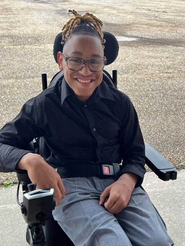 Disabled teen Tay’Shawn Landry