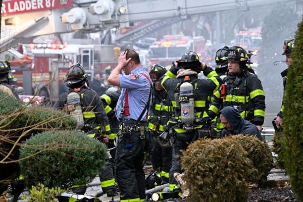 firefighters at scene