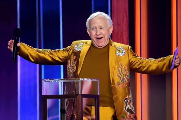 Leslie Jordan speaks o<em></em>nstage at the 56th Academy of Country Music Awards at the Grand Ole Opry on April 18, 2021, in Nashville.