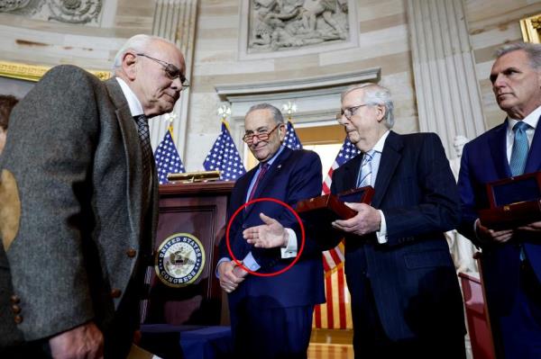 Fallen officer, Brian Sicknick's family declined to shake the hand of Mitch McCo<em></em>nnell and other Republican leaders at the ceremony -- with his mother calling McCo<em></em>nnell and Kevin McCarthy 
