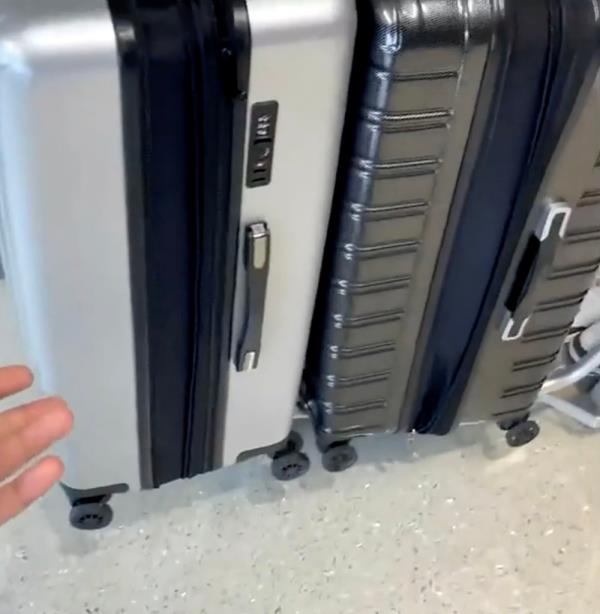 The stolen suitcase