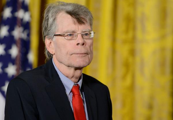 Stephen King at the White House in 2015.