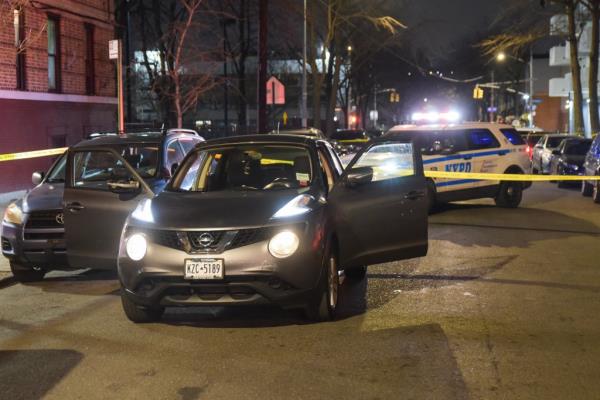 Police investigating a double shooting.