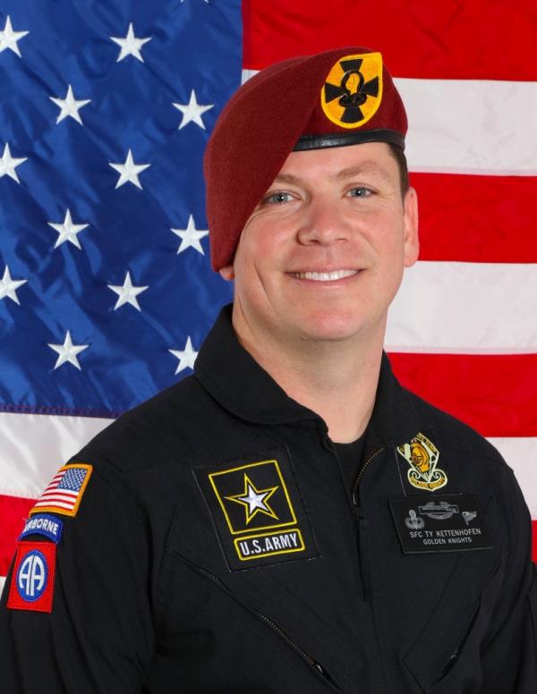 Sgt. First Class Michael “Ty” Kettenhofen, who died of injuries from  a parachute jump