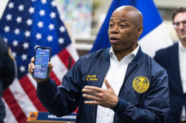 New York City Mayor Eric Adams.