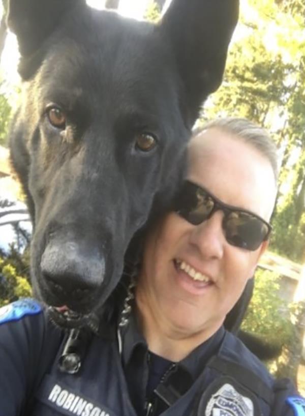 K-9 Hobbs and his partner Sgt. Jason Robinson respo<em></em>nded to over 500 calls and found 113 pieces of evidence. 